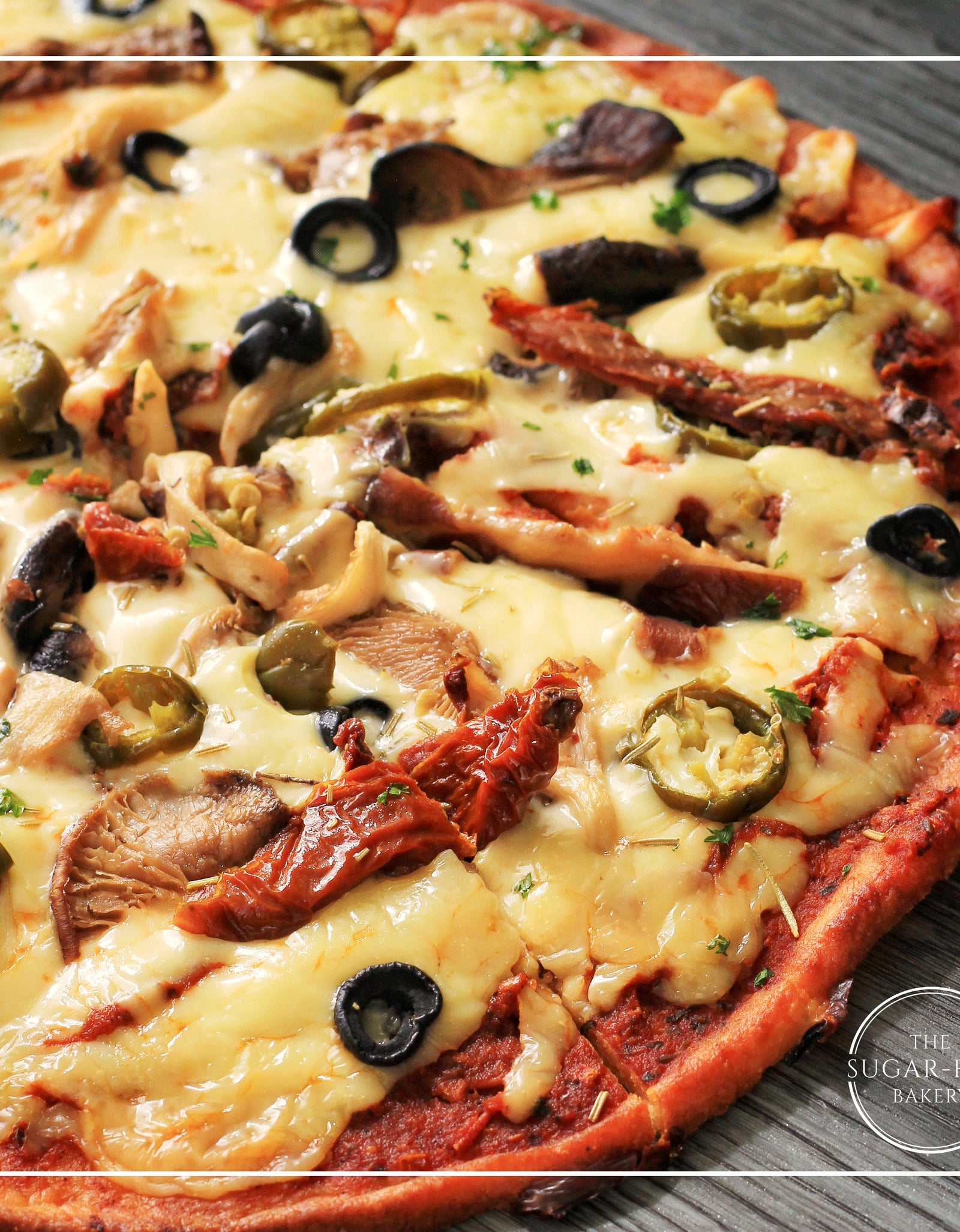 SFB Keto Vegetarian Artisanal Fathead Pizza